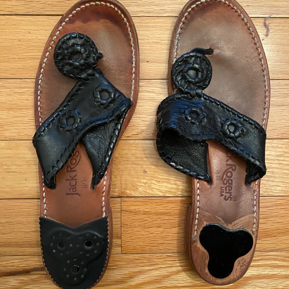 Black Jack Rogers Sandals